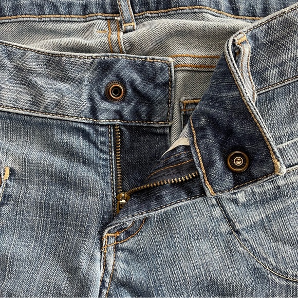 Vintage Guess Premium Jeans Womens 30 Bootcut Low Rise Grunge Y2K Faded Blue - Picture 5 of 10
